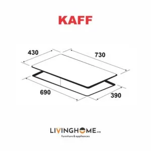 Bếp Điện Từ Kaff KF-FL101IC 73CM 1 Điện 1 Từ 19 Bếp Điện Từ Kaff KF-FL101IC