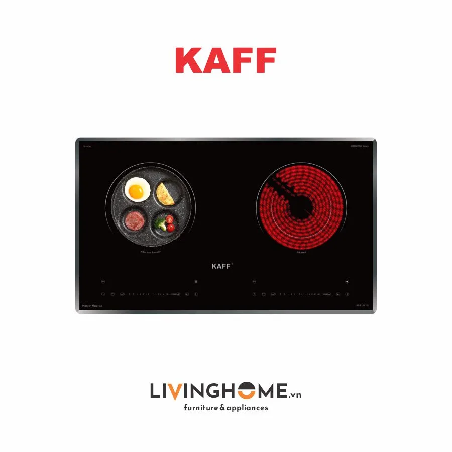 Bếp Điện Từ Kaff KF-FL101IC 73CM 1 Điện 1 Từ 20 Bếp Điện Từ Kaff KF-FL101IC