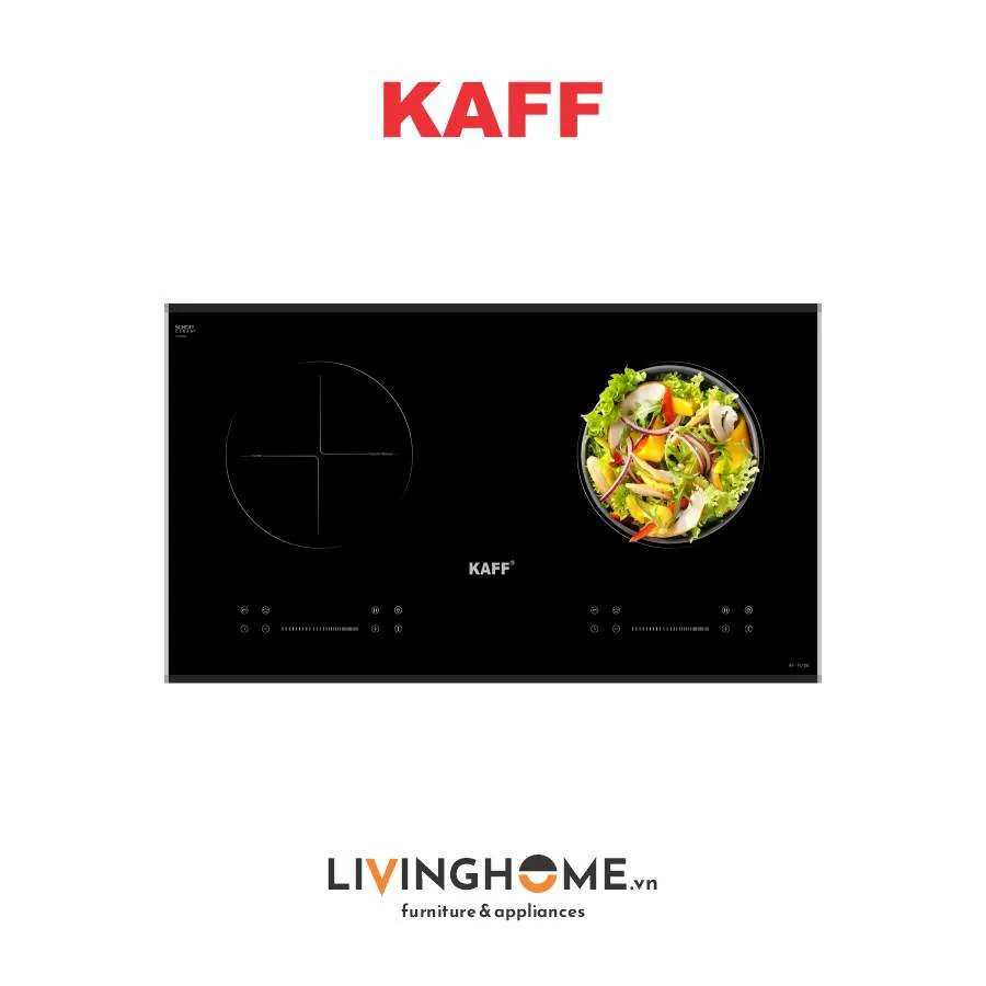Bếp Điện Từ Kaff KF-FL108 73CM 1 Từ 1 Điện Mặt Kính Schott Ceran 15 Bếp điện từ Kaff KF-FL108