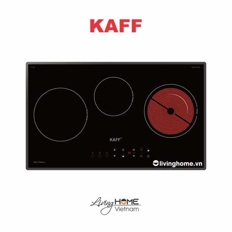 Bếp điện từ Kaff KF-IC3801 75CM 2 Từ 1 Điện Chữ Nhật 4 Bếp điện từ Kaff KF-IC3801