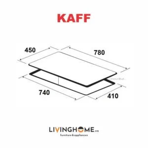 Bếp Điện Từ Kaff KF-IH6003IH 78CM 2 Từ 1 Điện Kính Schott Ceran 11 Bếp Điện Từ Kaff KF-IH6003IH