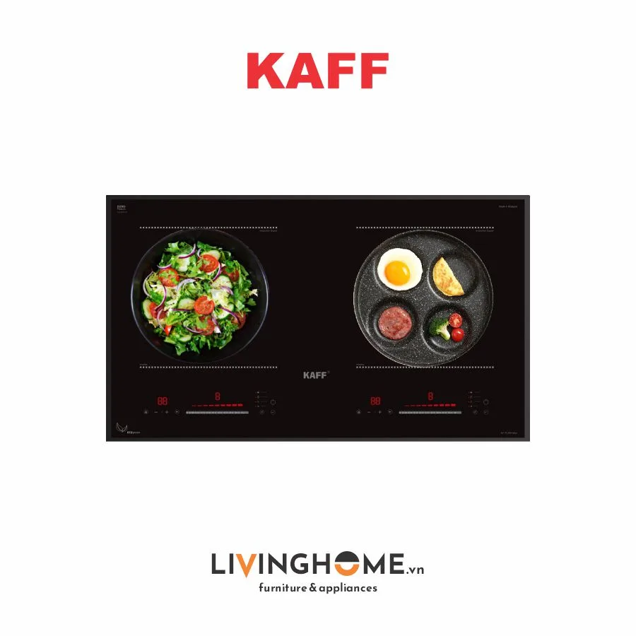 Bếp Từ Kaff KF-FL99II 73CM 2 Từ Mặt Kính Euro Platinum 13 Bếp Từ Kaff KF-FL99II