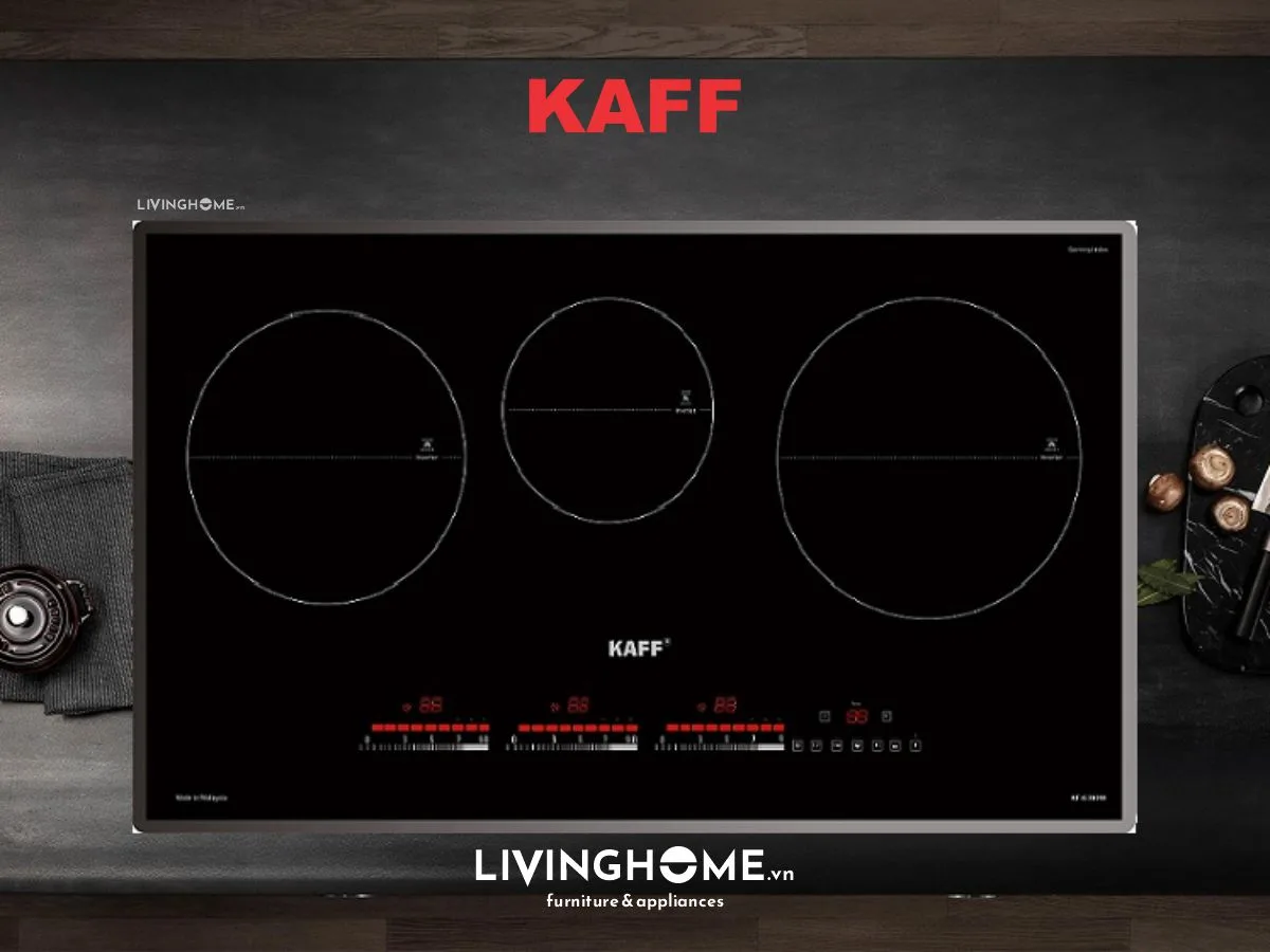 Bếp Từ Kaff KF-IG3001II 78CM 3 Vùng Nấu Mặt Kính Crytal 12 Bếp từ Kaff KF-IG3001II