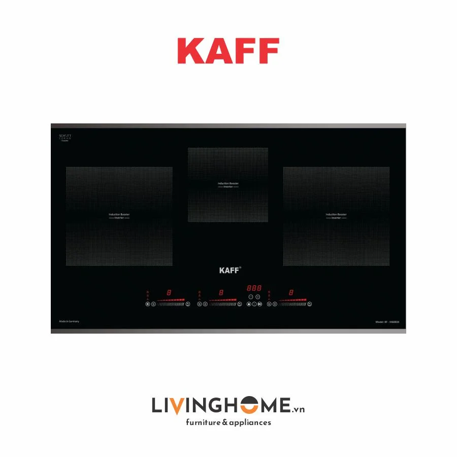 Bếp Từ Kaff KF-IH6003II 78CM 3 Từ Mặt Kính Schott Ceran 3 Bếp Từ KAFF KF-IH6003II