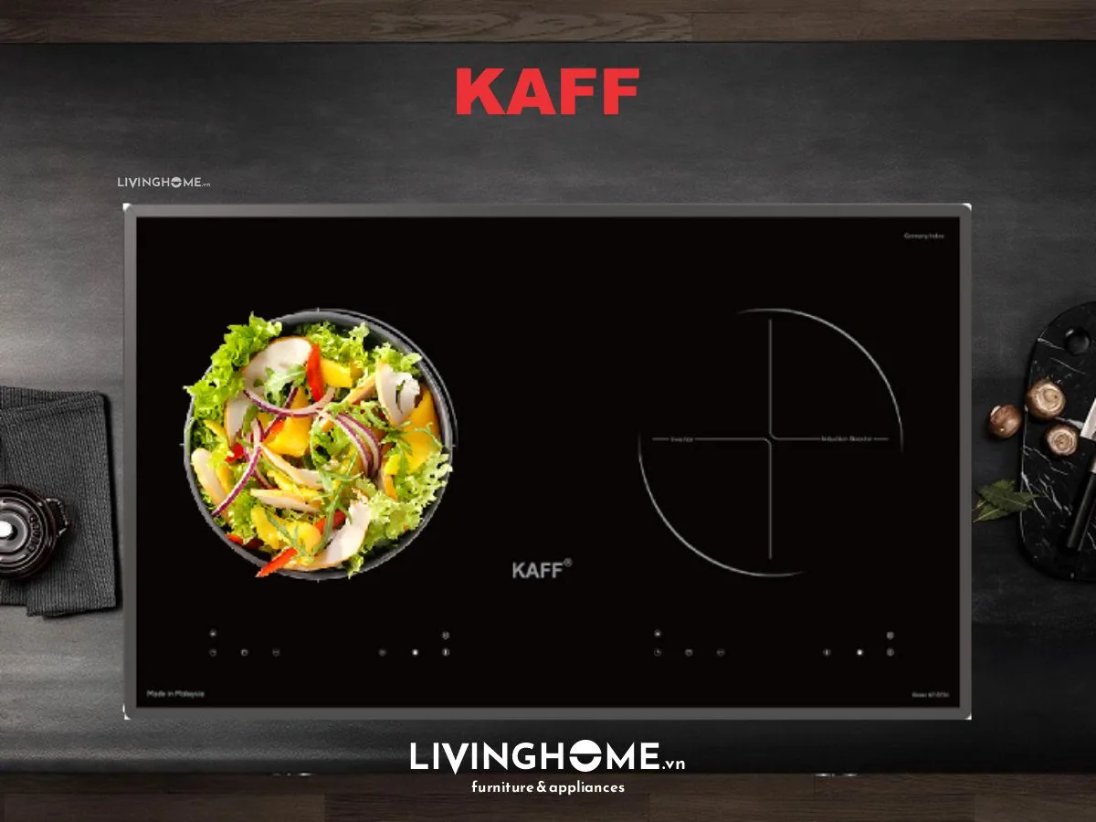 Bếp Từ Kaff KF-073II 73CM 2 Vùng Nấu Mặt Kính Crystal 16 Bếp từ Kaff KF-073II