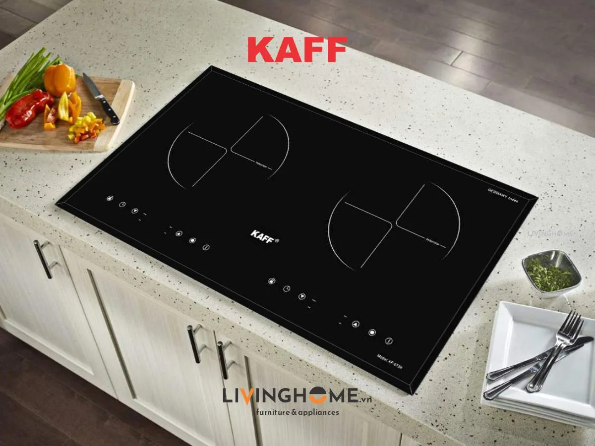 Bếp Từ Kaff KF-073II 73CM 2 Vùng Nấu Mặt Kính Crystal 17 Bếp từ Kaff KF-073II