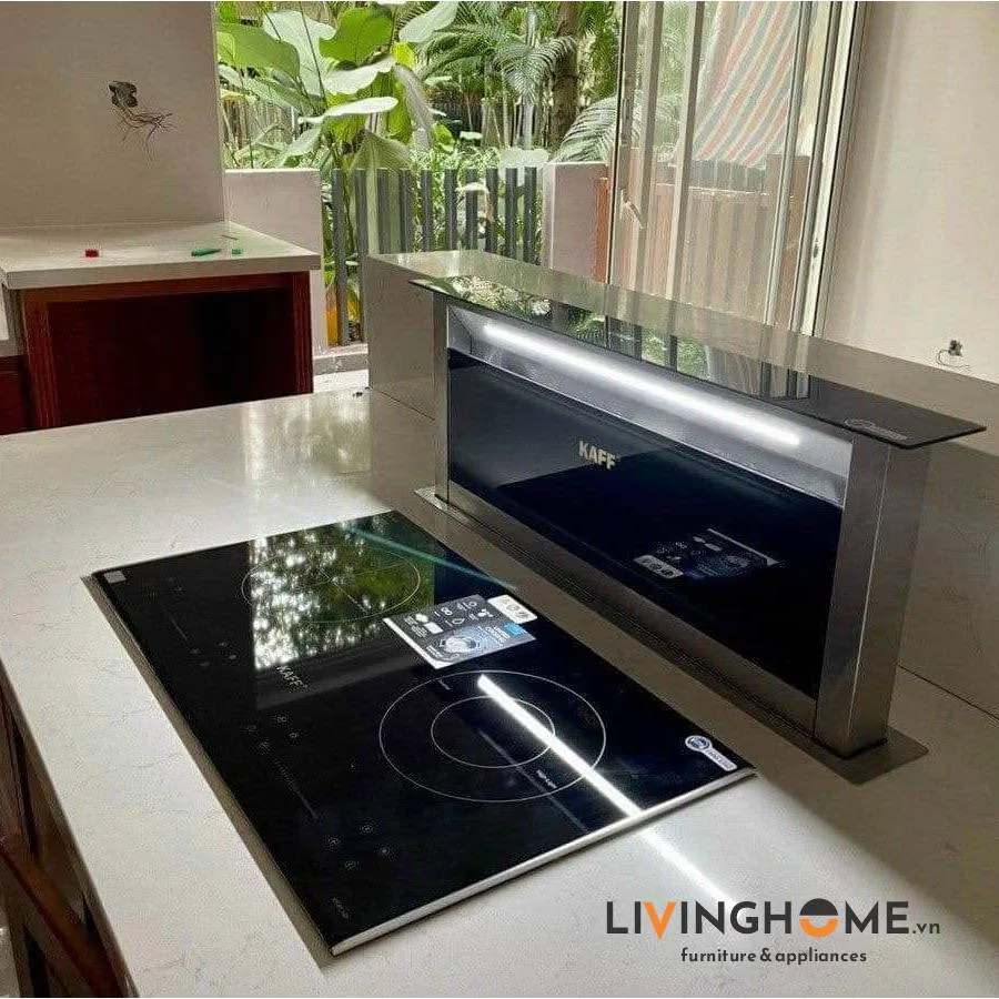 Máy Hút Mùi Kaff KF-AT900 Âm Bàn 1000m3/h 25 Hình ảnh lắp đặt thực tế Máy Hút Mùi Kaff KF-AT900
