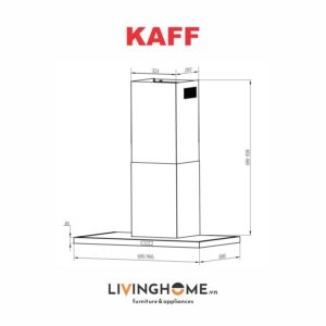 Máy Hút Mùi Kaff KF-771B 70cm Cảm Ứng 1200m3/h 11 Máy hút mùi Kaff KF-771B New Black