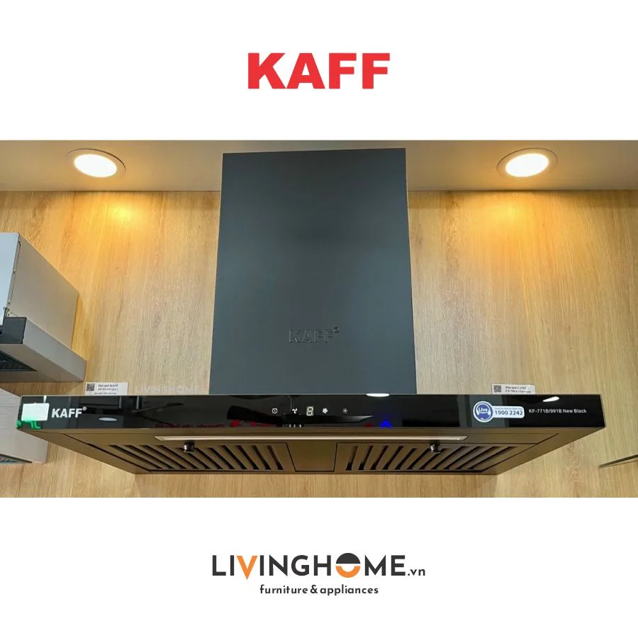 Máy Hút Mùi Kaff KF-771B 70cm Cảm Ứng 1200m3/h 16 Máy hút mùi Kaff KF-771B New Black