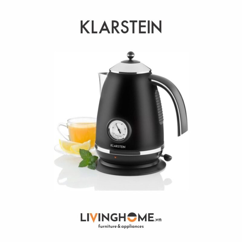 Ấm siêu tốc Klarstein KL-AQUAVITA Black