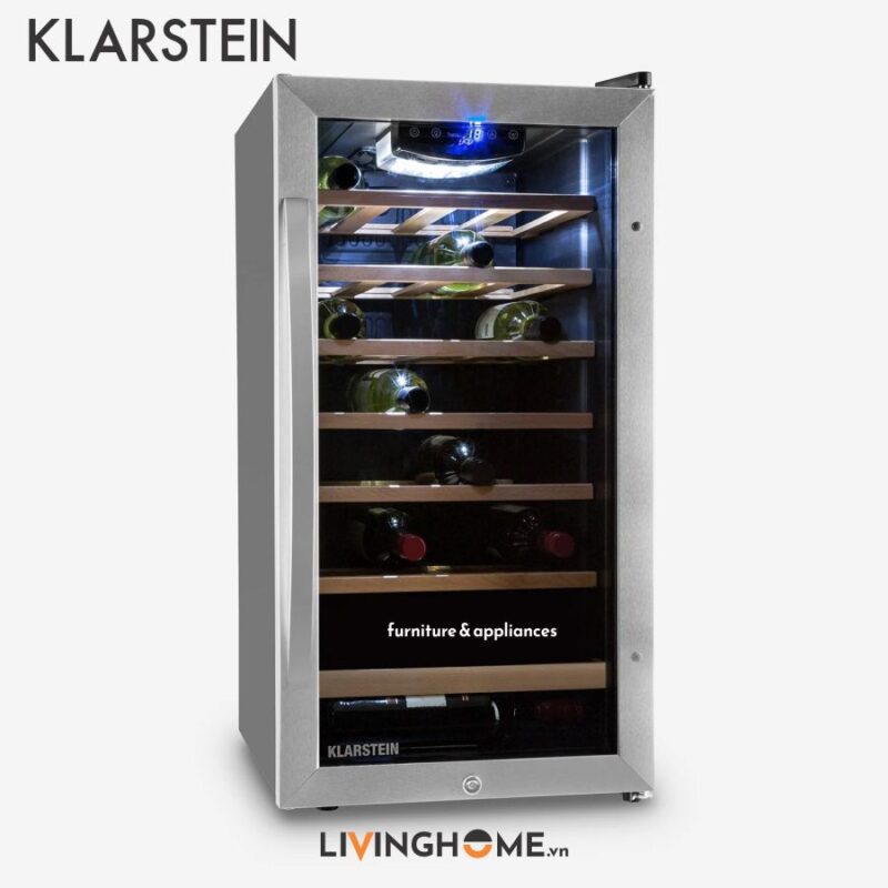 Tủ rượu vang Klarstein KL-VINAMOUR 26C
