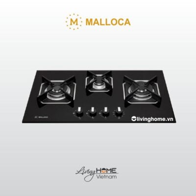 Bếp gas âm Malloca AS 9603B với thiết kế chịu nhiệt, chịu lực tốt, chống trầy xước, phù hợp mọi không gian nhà bếp
