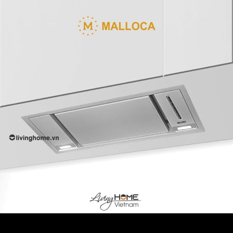 Máy hút mùi âm tủ Malloca Hidden K-730 phù hợp với những căn hộ chung cư đã thiết kế sẵn tủ bếp, hoặc những người thích phong cách tối giản.