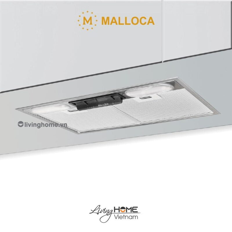 Máy hút mùi âm tủ Malloca K1153 phù hợp những người thích phong cách tối giản.