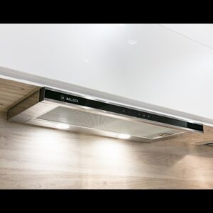 Máy hút mùi Malloca K1507 TC âm tủ inox, kính đen cao cấp