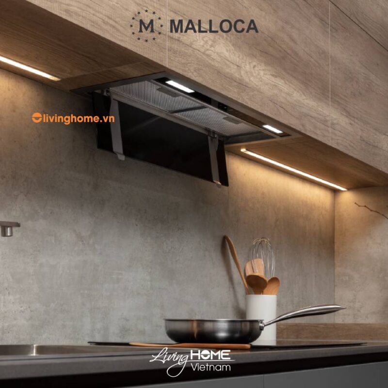 Máy hút mùi âm tủ Malloca MH 750BI khiến căn bếp của bạn trở nên sang trọng, hiện đại và nổi bật hơn