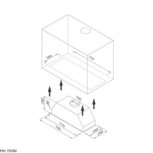 Máy Hút Mùi Malloca MH 750BI Âm Tủ 75cm Điều Khiển Cảm Ưng 9 Máy Hút Mùi Malloca MH 750BI Âm Tủ 75cm Điều Khiển Cảm Ưng