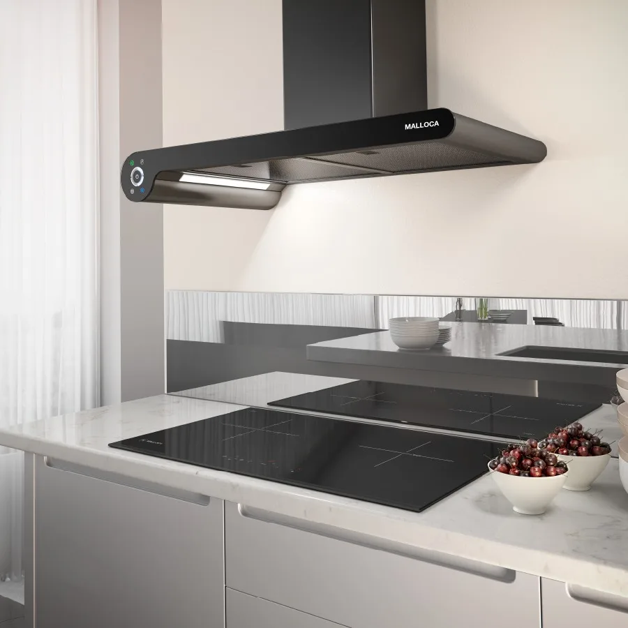 Máy hút mùi Malloca CIRCLE F-188 áp tường cảm ứng hiện đại 4 Máy hút mùi Malloca CIRCLE F-188 áp tường cảm ứng hiện đại