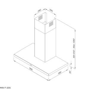 Máy hút mùi Malloca MIN F-205 áp tường nhỏ gọn thông minh 7 Máy hút mùi Malloca MIN F-205 áp tường nhỏ gọn thông minh