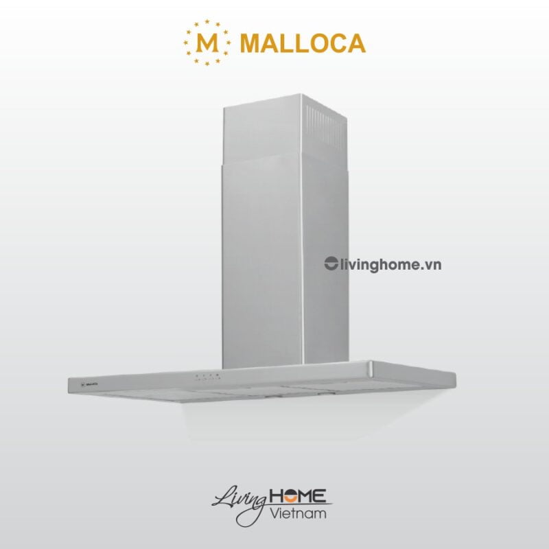 Máy hút mùi áp tường Malloca THETA K1520 với thiết kế sang trọng đem đến đẳng cấp khác biệt cho các gian bếp