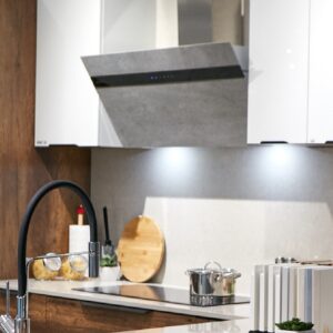 Máy hút mùi áp tường Malloca VITA V-13 GRES kính gương màu xi măng 10 Máy hút mùi áp tường Malloca VITA V-13 GRES kính gương màu xi măng