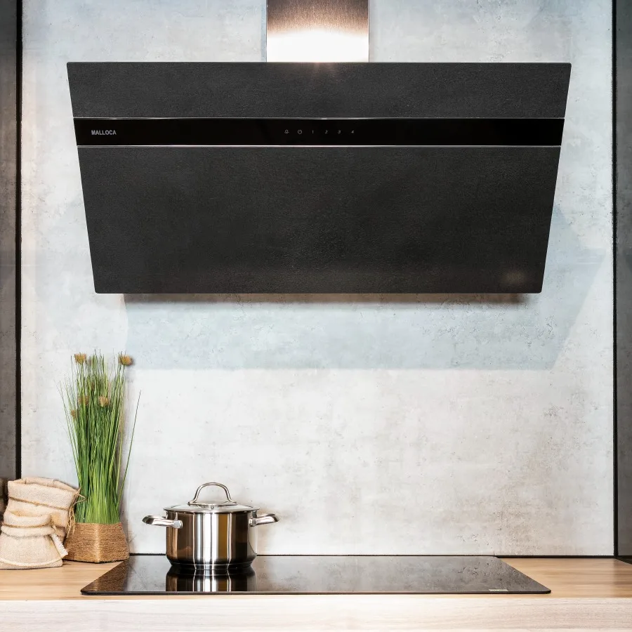 Máy hút mùi Malloca VITA V-15 GRES áp tường kính gương cap cấp 4 may hut ap tuong vita v 15 gres 3 1