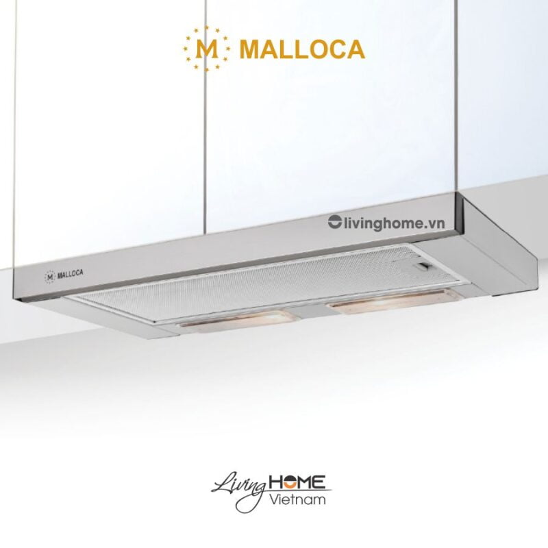 Máy hút mùi âm tủ Malloca K1507 inox dễ sử dụng