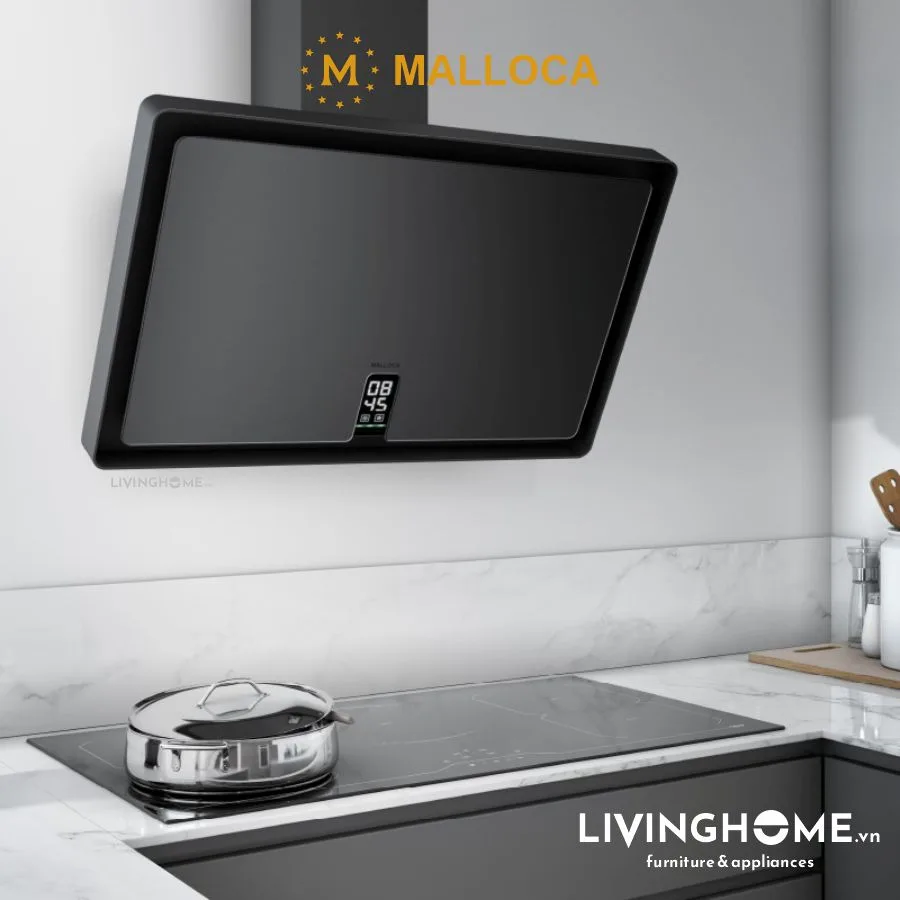 Máy Hút Mùi Malloca TIME K-153MB 80CM Cảm Ứng 850m3/h 20 Máy Hút Mùi Malloca TIME K-153MB