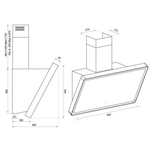 Máy Hút Mùi Malloca TIME K-153MB 80CM Cảm Ứng 850m3/h 19 Máy Hút Mùi Malloca TIME K-153MB 80CM Cảm Ứng 850m3/h
