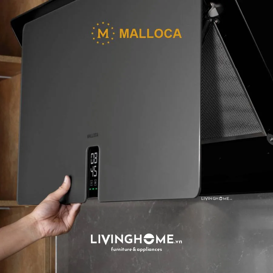 Máy Hút Mùi Malloca TIME K-153MB 80CM Cảm Ứng 850m3/h 23 Máy Hút Mùi Malloca TIME K-153MB