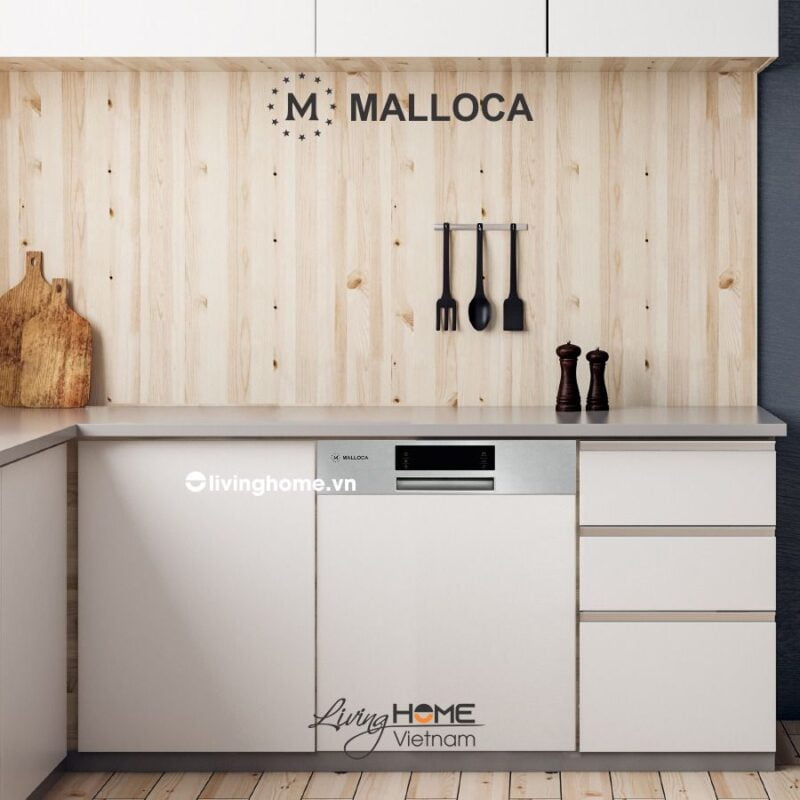 Máy rửa chén Malloca MDW14-S08SI được trang bị thêm nhiều tính năng ưu việt và thiết kế hiện đại