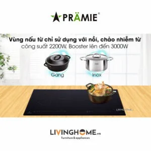 Bếp Điện Từ Pramie PRMY 2108 73CM 1 Điện 1 Từ Kính Ceramic 19 Bếp điện từ Pramie PRMY 2108