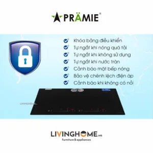 Bếp Điện Từ Pramie PRMY 2108 73CM 1 Điện 1 Từ Kính Ceramic 17 Bếp điện từ Pramie PRMY 2108