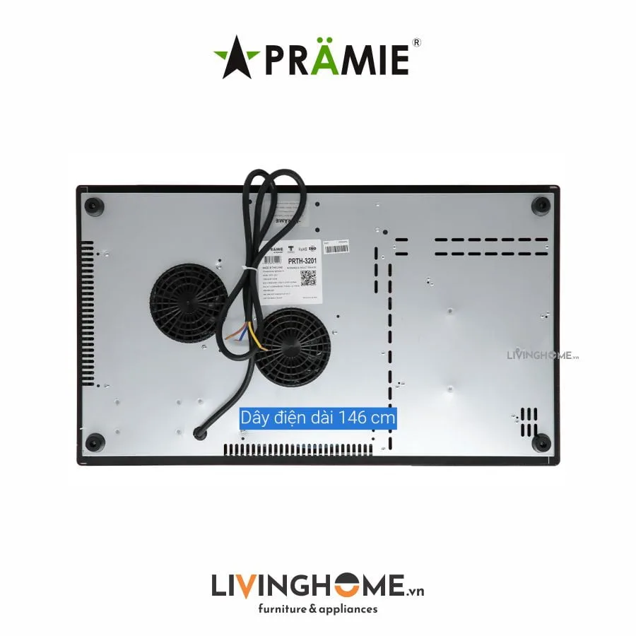 Bếp Điện Từ Pramie PRTH 3201 78CM 2 Từ 1 Điện Kính Ceramic 11 Bếp điện từ Pramie PRTH 320