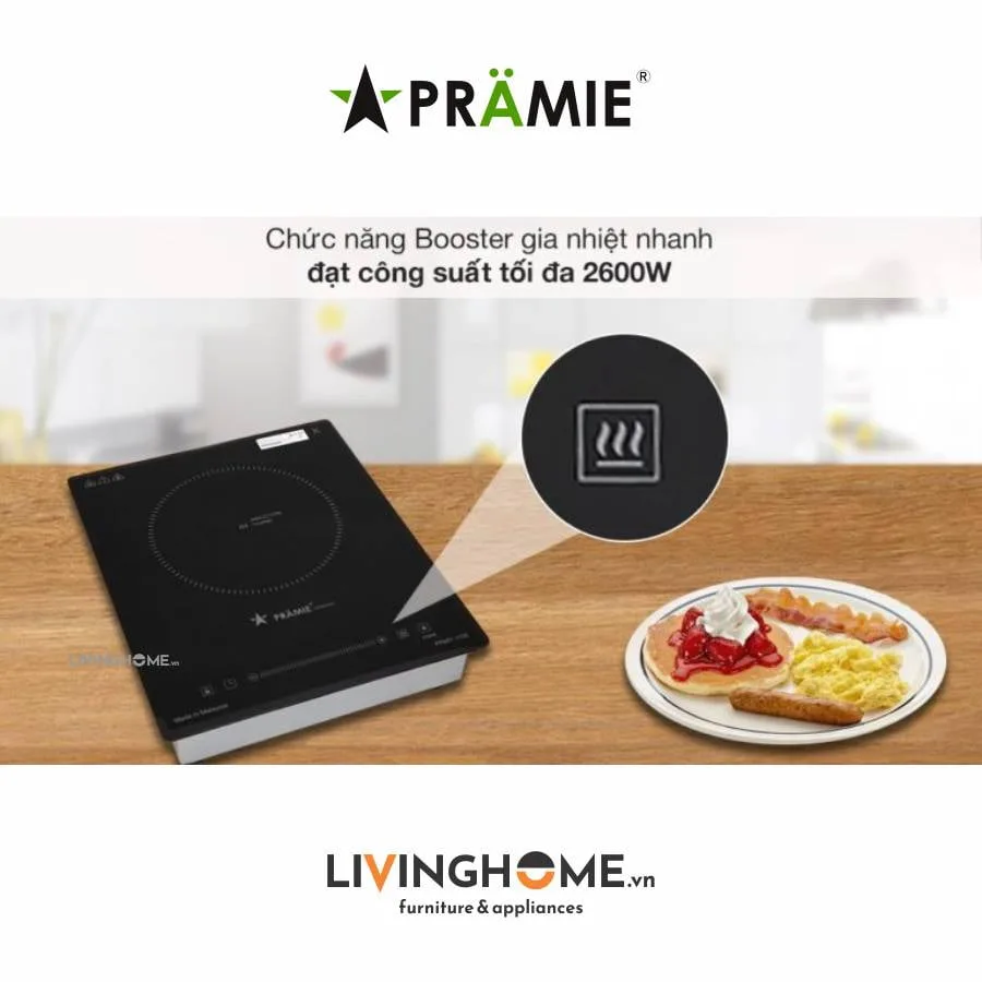 Bếp từ Pramie PRMY 1108 đơn kiểu dáng nhỏ gọn 11 Bếp từ Pramie PRMY 1108