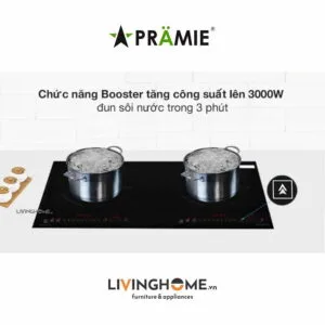 Bếp từ Pramie PRMY 2205 đôi hiện đại điều khiển cảm ứng siêu nhạy 13 Bếp từ Pramie PRMY 2205