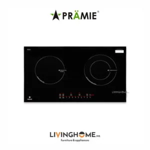 Bếp điện từ Pramie PRTH 2101 đôi tinh tế không kén nồi 20 Bếp điện từ Pramie PRTH 2101