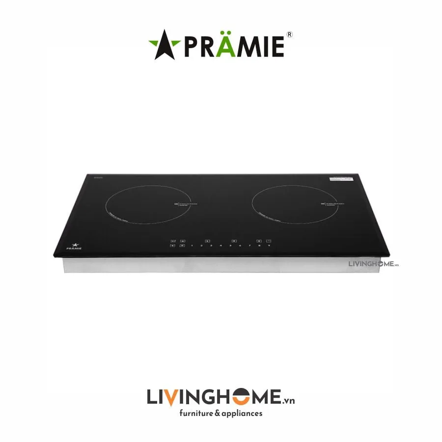 Bếp từ Pramie PRTH 2201 đôi thiết kế màu đen, sang trọng 9 Bếp từ Pramie PRTH 2201
