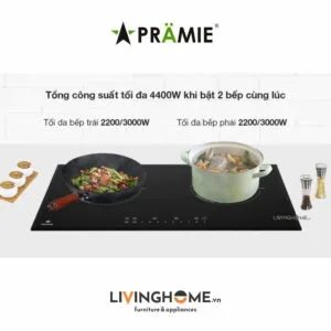 Bếp từ Pramie PRTH 2201 đôi thiết kế màu đen, sang trọng 15 Bếp từ Pramie PRTH 2201