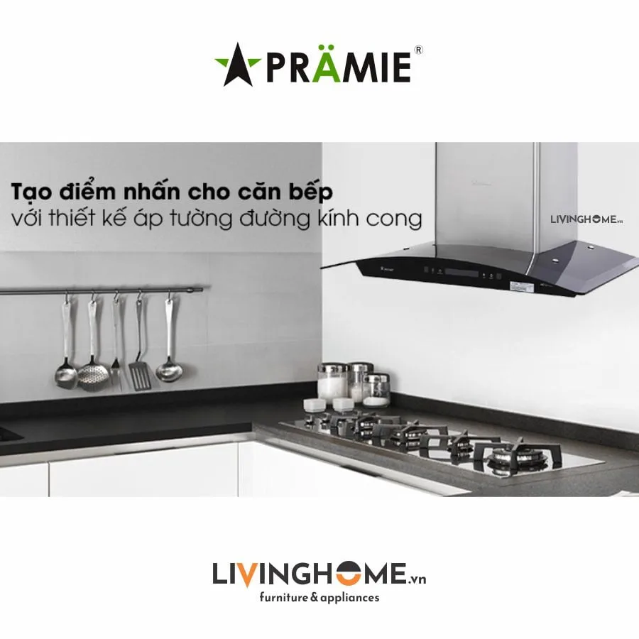 Combo Bếp Từ Pramie PRTH 2022 Và Máy Hút Mùi Pramie AC17 700 21 Máy hút mùi Pramie AC17 700