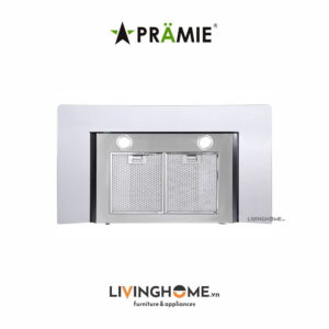 Máy hút mùi Pramie AC17 900 kính cong hiện đại động cơ mạnh 13 Máy hút mùi Pramie AC17 900
