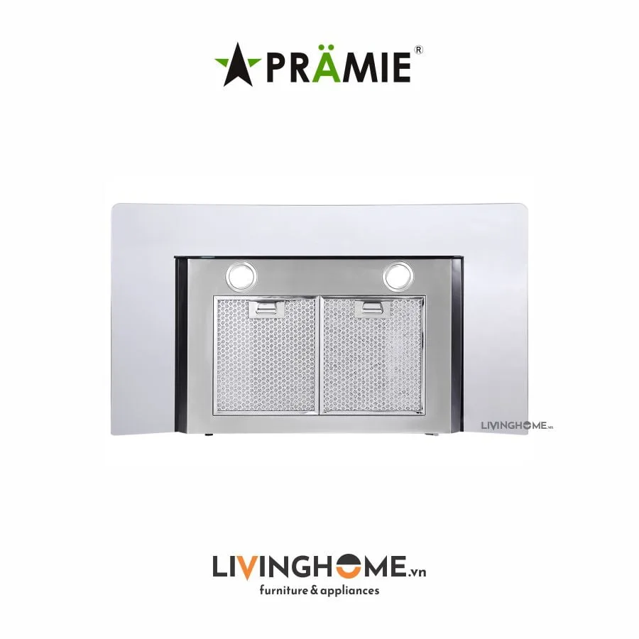 Máy hút mùi Pramie AC17 900 kính cong hiện đại động cơ mạnh 19 Máy hút mùi Pramie AC17 900