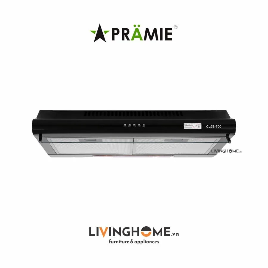 Máy hút mùi Pramie CL9B 700 âm tủ giúp tiết kiệm không gian 6 Máy hút mùi Pramie CL9B 700