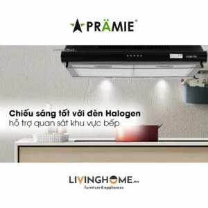Máy hút mùi Pramie CL9B 700 âm tủ giúp tiết kiệm không gian 16 Máy hút mùi Pramie CL9B 700
