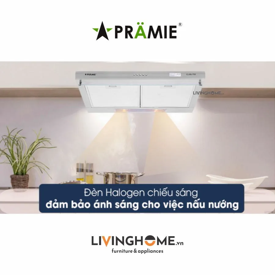 Máy hút mùi Pramie CL9S 700 cổ điển thiết kế kim loại sang trọng 18 Máy hút mùi Pramie CL9S 700