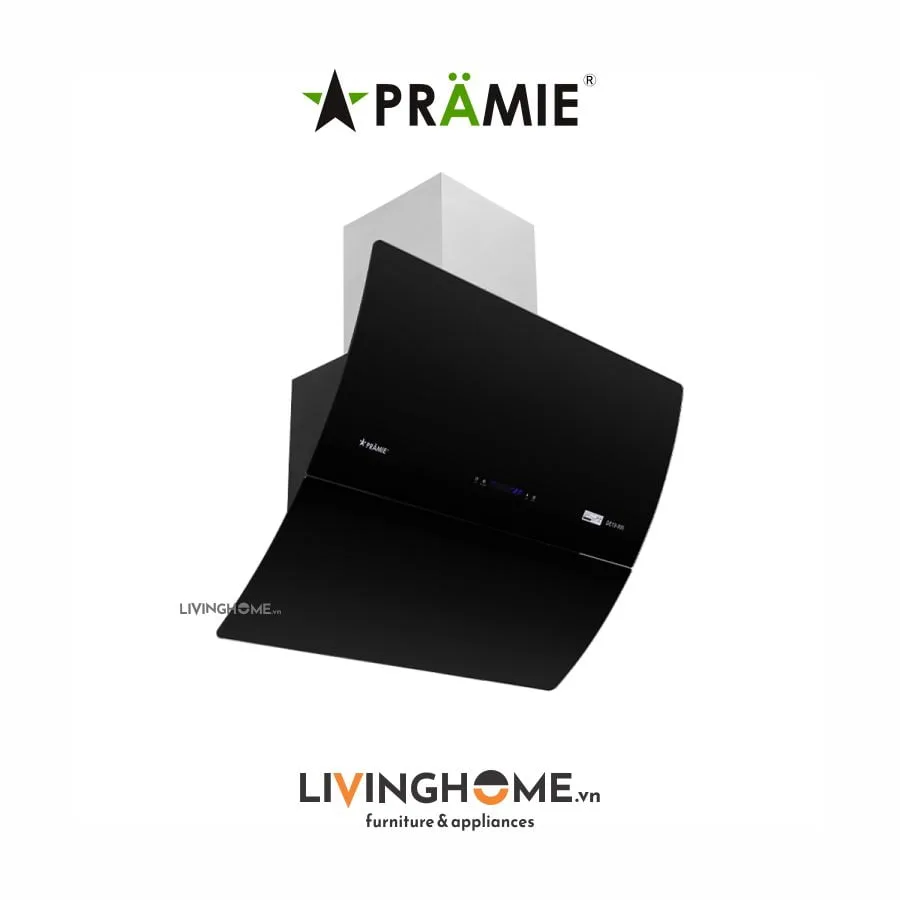 Máy hút mùi Pramie DE19 900 thông minh kính vát vẫy tay 7 Máy hút mùi Pramie DE19 900