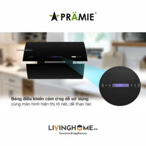 Máy hút mùi Pramie DE19 900 thông minh kính vát vẫy tay 23 Máy hút mùi Pramie DE19 900