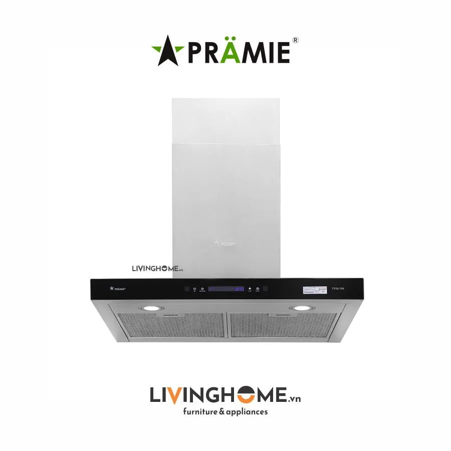 Máy hút mùi Pramie TT32 700 tiện ích hiện đại 6 Máy hút mùi Pramie TT32 700