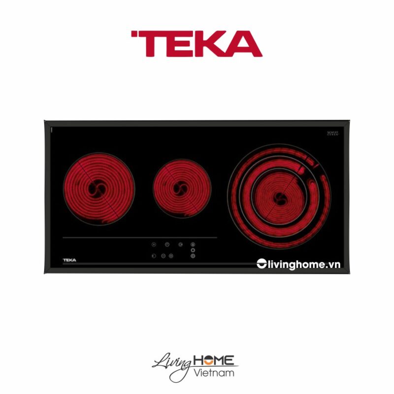 Bếp điện Teka TRC 8363 TCS âm 3 vùng nấu tiện lợi