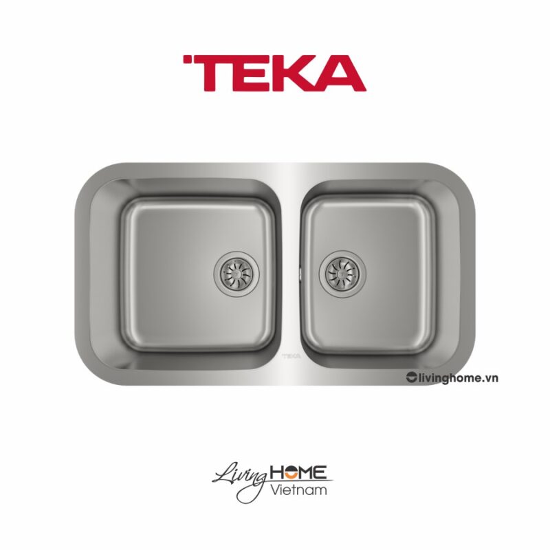 Chậu rửa Teka BE 2B 845 R lắp âm 2 hộc rửa 